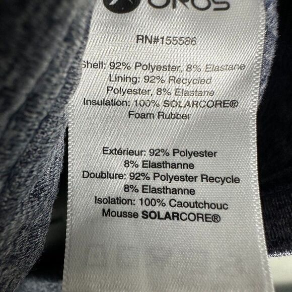 Oros Solarcore 1/4 Zip Womens Pullover Long Sleeve Shirt Small Warm Winter - Picture 3 of 4